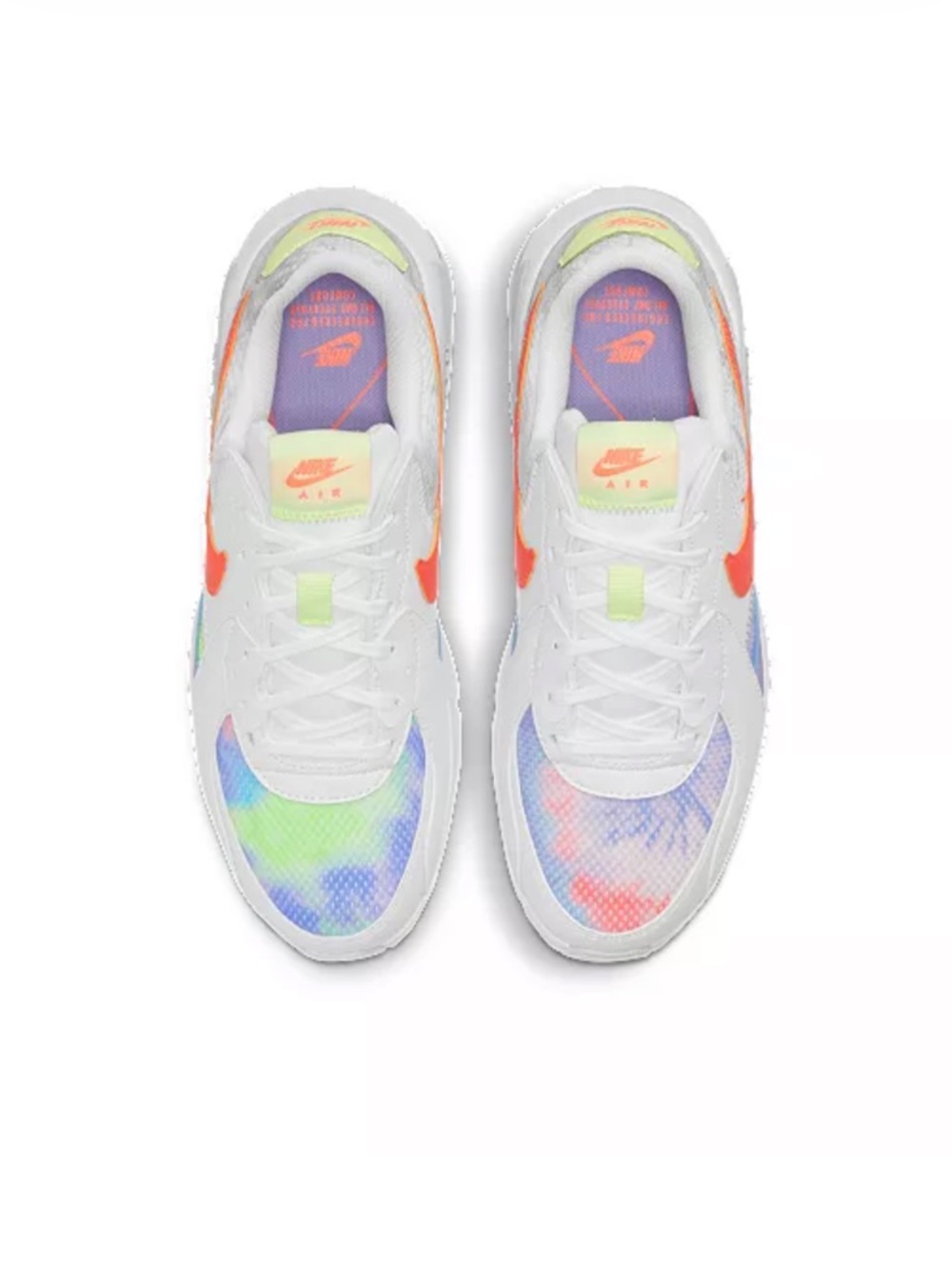 Nike Air Max Excee Comfort Sneakers Tie-Dye Purple Pulse Air Max 90 Inspired - Picture 5 of 9